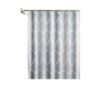Cortina de ducha de tela para baño, cortinas de ducha impermeables de  poliéster con ojales y ganchos, decoración de baño de secado rápido para  baño