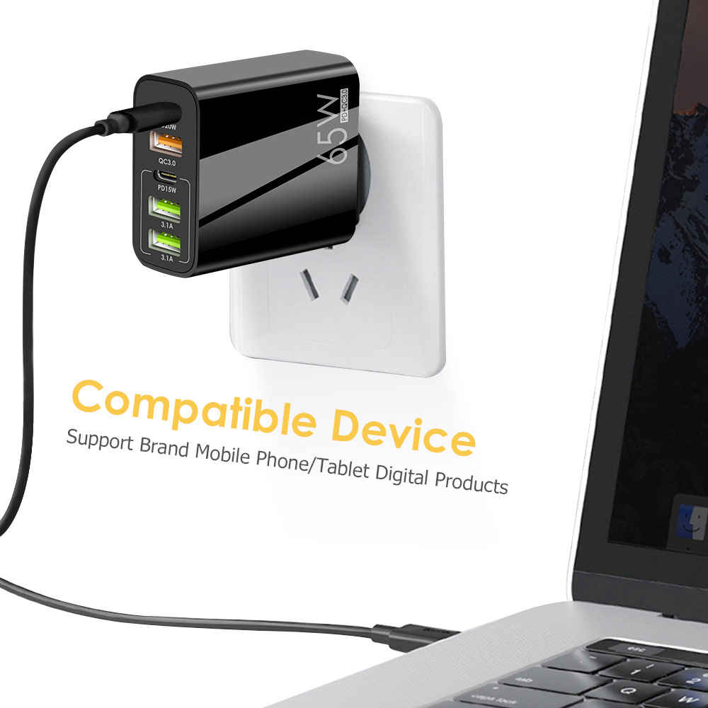 W-858 12A 12 Puertos USB Base De Carga Rápida Cargador Inteligente De Escritorio Ac100 240v Enchufe Del Reino Unido Negro Ip8g6