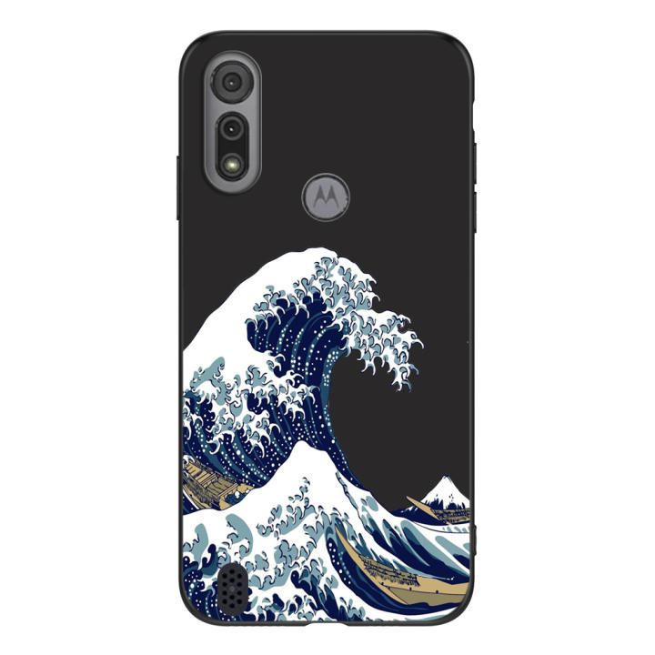 Para Motorola Moto E6s  2020  Funda Protectora De Cobertura Total De Silicona Líquida De Color Puro