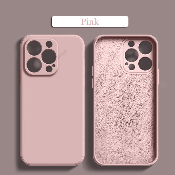 Funda De Teléfono De Silicona Suave Cuadrada 3CG Para IPhone, 11, 13