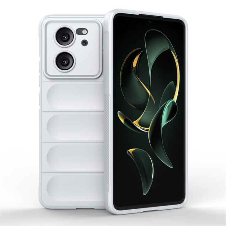 Lzzox Funda Para Xiaomi 13T / 13T Pro, Cubierta Deslizante Para Lente De Cámara, Protección A Prueba De Golpes, Anticaídas, Carcasa Rígida De Policarbonato + TPU (marco Suave) (negro