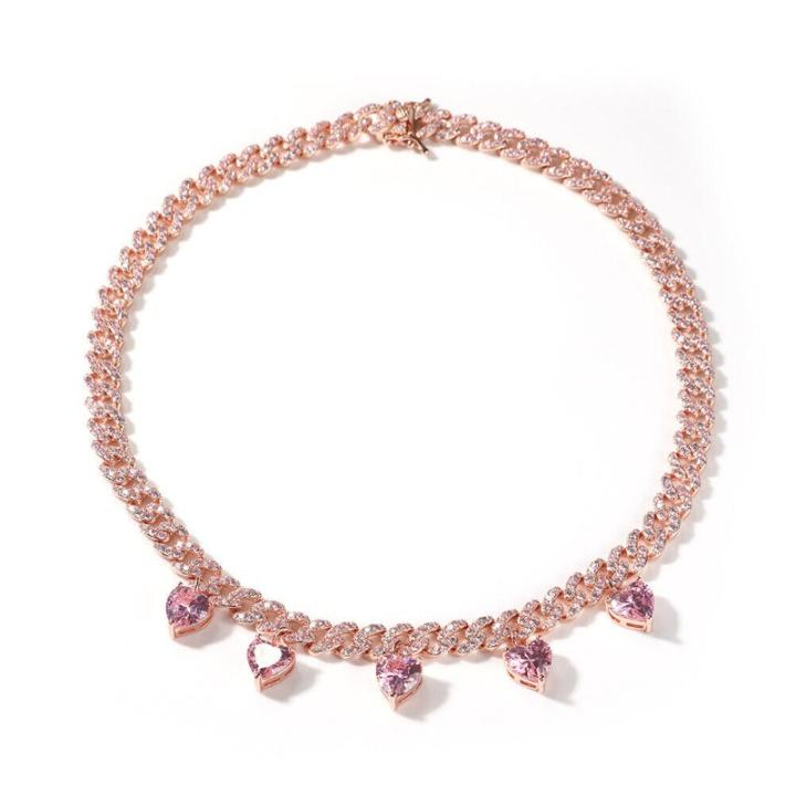 Collar De Moissanita Verde, Piedras Preciosas De 5 Quilat