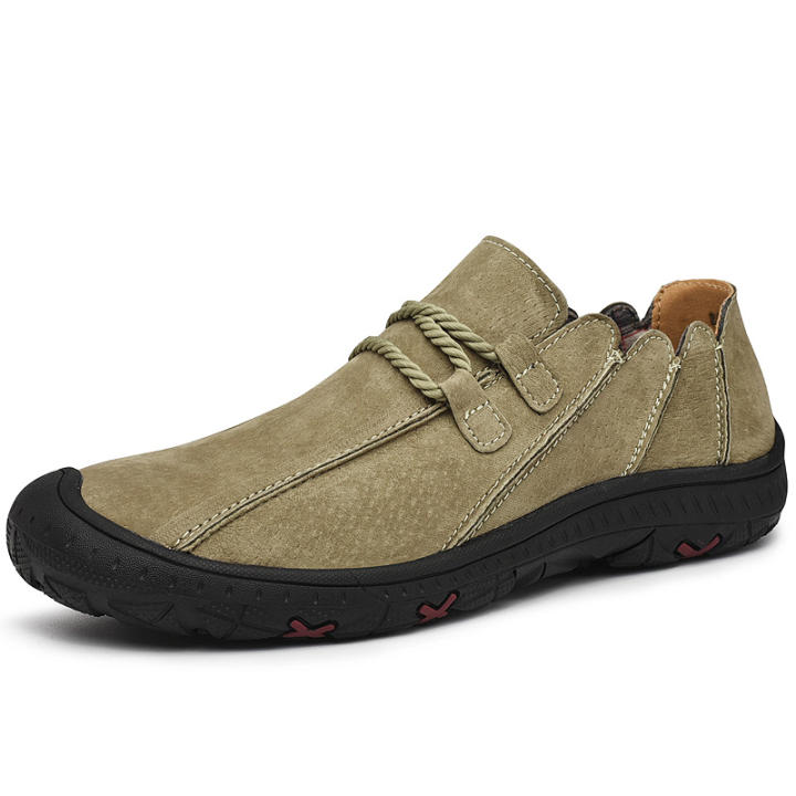 Zapatos De Cuero Slip-on Para Hombre ReverseClock | Mocasines Ligeros Y Transpirables, Suela Antideslizante, Ideales Para Conducir