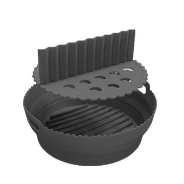 Accesorios para freidora de aire con molde de silicona de 3 piezas, accesorios  de silicona para cesta de freidora de aire freidora reutilizable en papel  para hornear platos de silicona