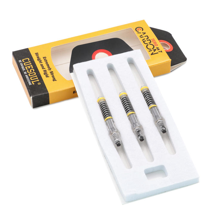 Tiges De Fléchettes CUESOUL TERO AK7 En Carbone - Système Télescopique à Ressort Pour Vols Stables