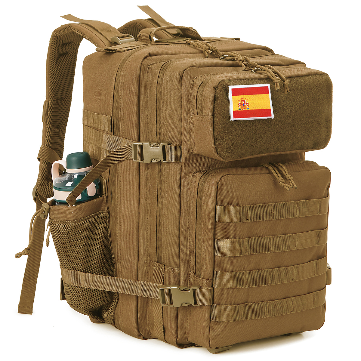 Mochila táctica militar para hombres y mujeres, 45L, mochila militar para  senderismo, caza, camping, viajes, B
