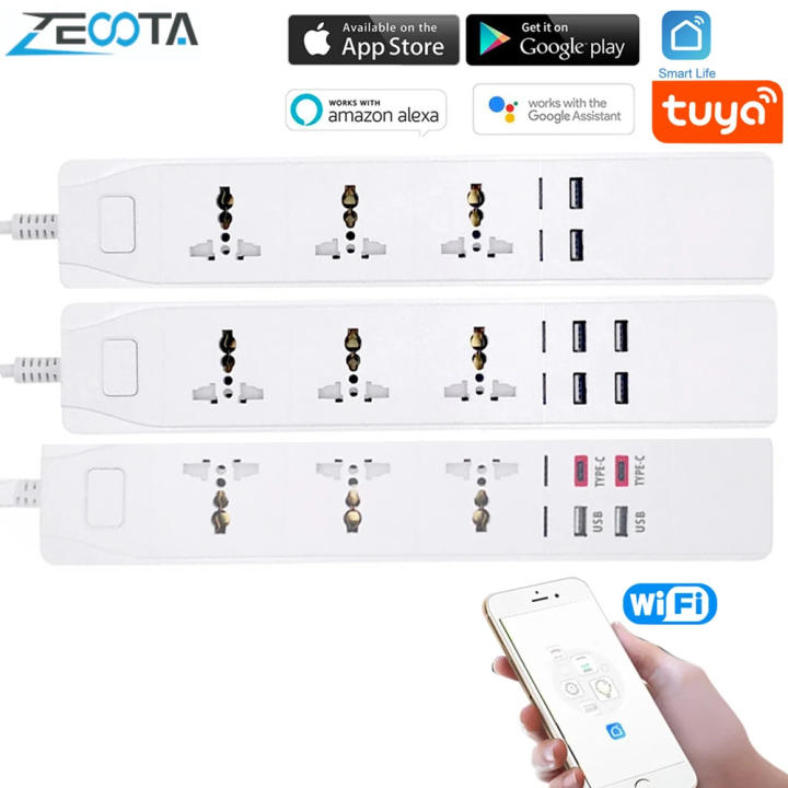 Regleta De Alimentación Contra Sobretensiones,Regleta Multicontacto USB Con 12 Tomas De CA 4 USB