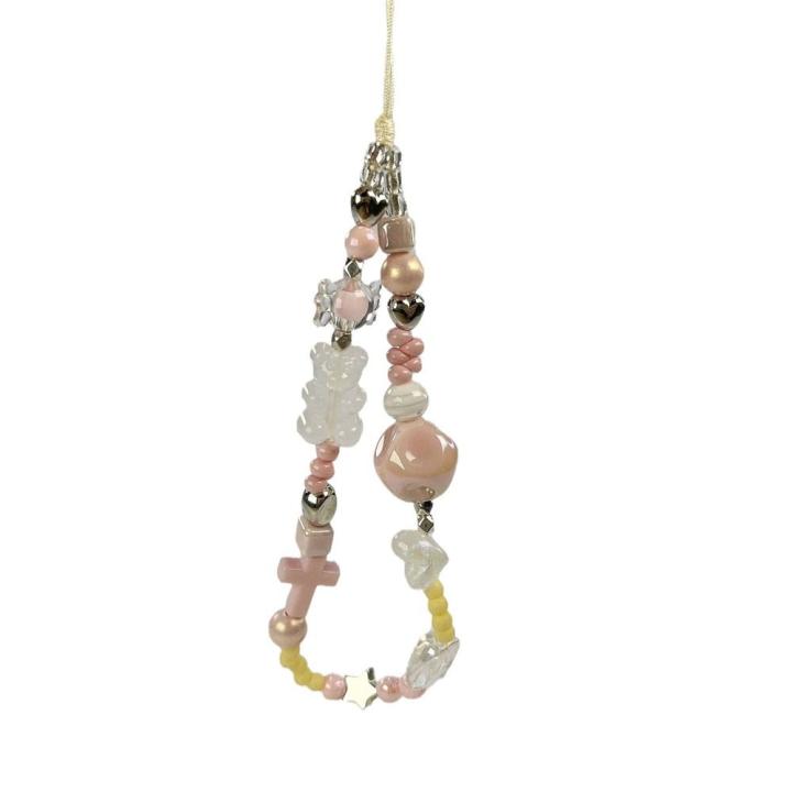 2 Correas De Pulsera Con Cuentas Para Teléfono, Correa De