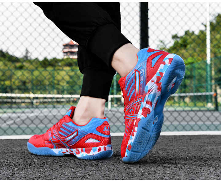 Zapatos de voleibol profesionales Unisex, zapatillas deportivas de  amortiguación transpirables, de malla, resistentes al desgaste, talla