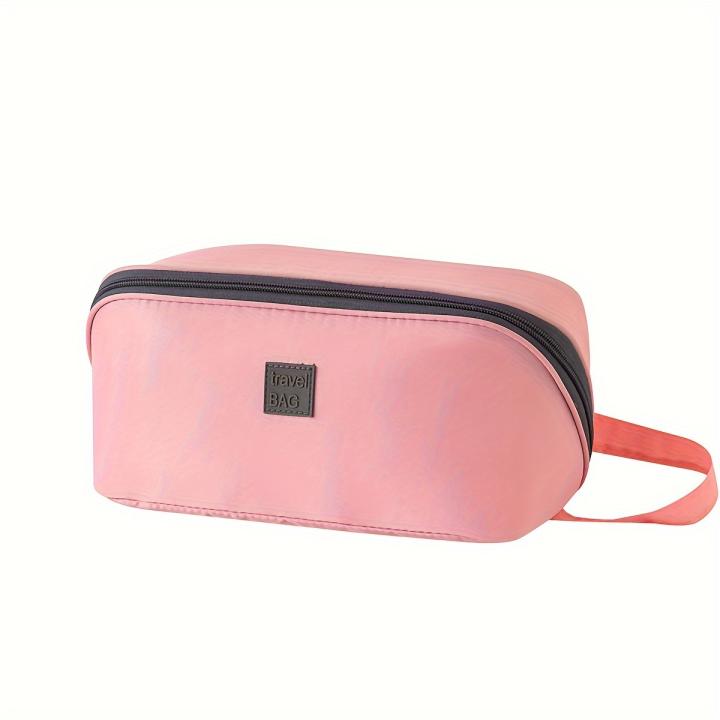 Bolsa Maquillaje Personalizada Con Letra - Felpilla Impermeable Para Viaje