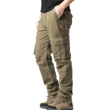Pantalones Elásticos De Algodón Para Hombre, Pantalón Largo, Estilo Militar