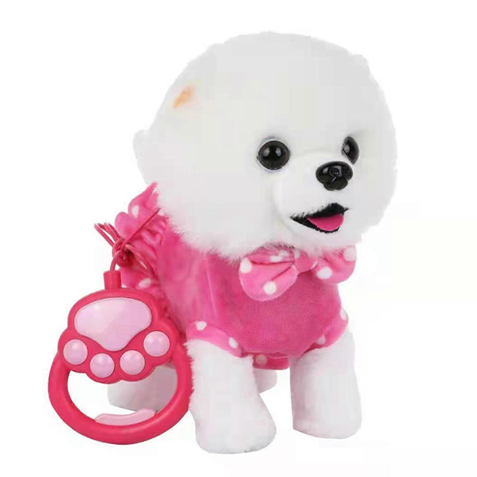 Perrito Juguete Que Anda Y Ladra – Peluche Interactivo Con Correa, 8 Canciones Y Accesorios Para Niños De 2 A 4 Años (Marrón)
