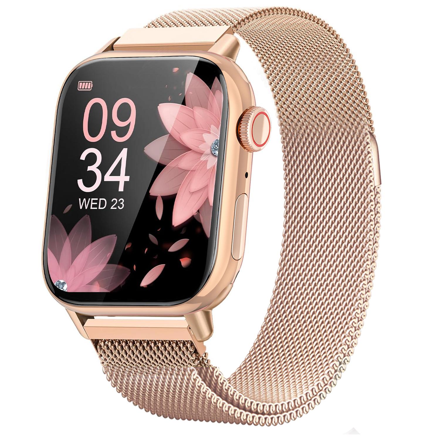  Amazfit Bip 3 - Reloj inteligente para mujer, rastreador de  salud y fitness con pantalla a color grande de 1.69 pulgadas, duración de  la batería de 14 días, más de 60