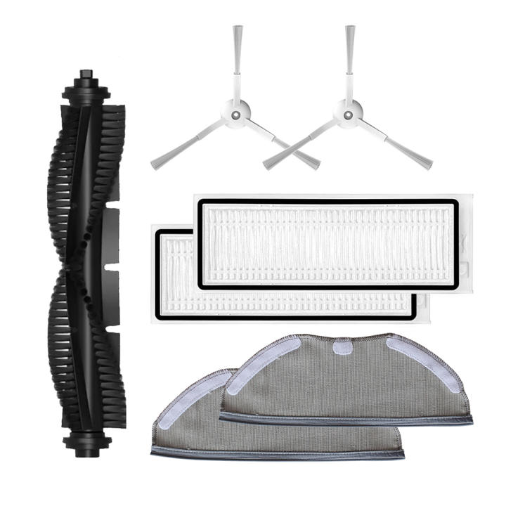 Kit De Repuestos Para Aspiradora Robot AiRROBO P10 - Cepillo Principal, Cepillos Laterales Y Filtros, Para Mantenimiento Y Mejor Rendimiento