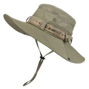 Sombreros para el sol para hombre, verano, al aire libre, sombrero de  equitación, malla transpirable, color sólido, gorra de playa de pescador