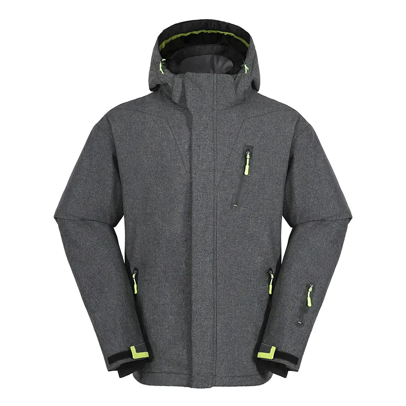 Pioneer Camp-chaqueta de esquí impermeable para hombre, abrigos de nieve con aislamiento cálido, Parka de prueba de viento para clima frío AHXF210521Y, Invierno |
