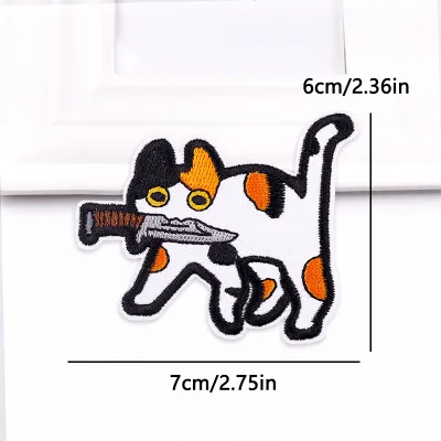 Cinta De Concientización Azul Anti-bullying Serie 3.5" Bordado DIY Para Planchar O Coser, Parche Decorativo Emblema Apliques