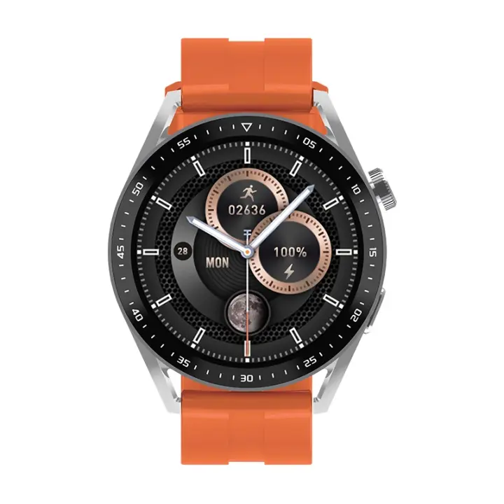 K52-reloj inteligente de acero para hombre, accesorio de pulsera