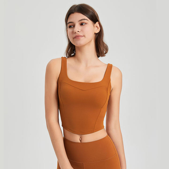 Cestyle - Playera Sin Mangas Para Mujer Con Sostén Integrado