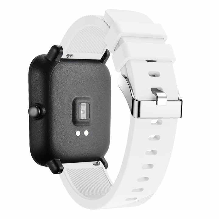 Correa de silicona suave de 20mm para reloj Huami Amazfit Bip 3, 3PRO, pop  / Bip Lite