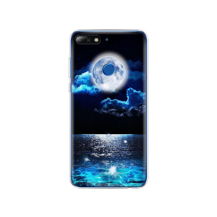 Mumbi Cover Trasparente Per Huawei Y7 (2018) - Custodia Protettiva Sottile In TPU, Bianco Chiaro - 5