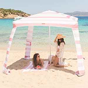 Flamingueo Sombrilla Playa - Sombrilla Playa Proteccion UPF+50, Beach  Umbrella, Sombrilla de Playa Grande, Sombrilla Jardin Inclinable, Parasol  Playa Altura Regulable, Sombrilla Plegable Impermeable