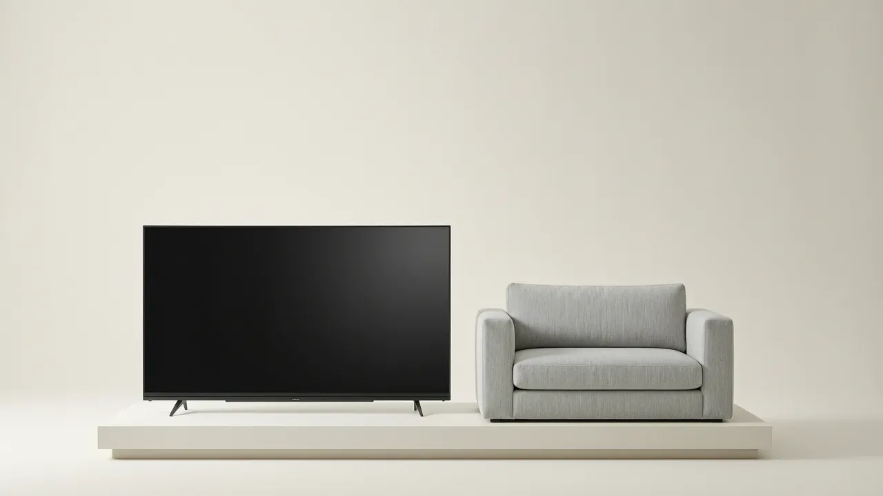 Televisor para Ver Fútbol en Grupo: Tamaño y Ángulo de Visión