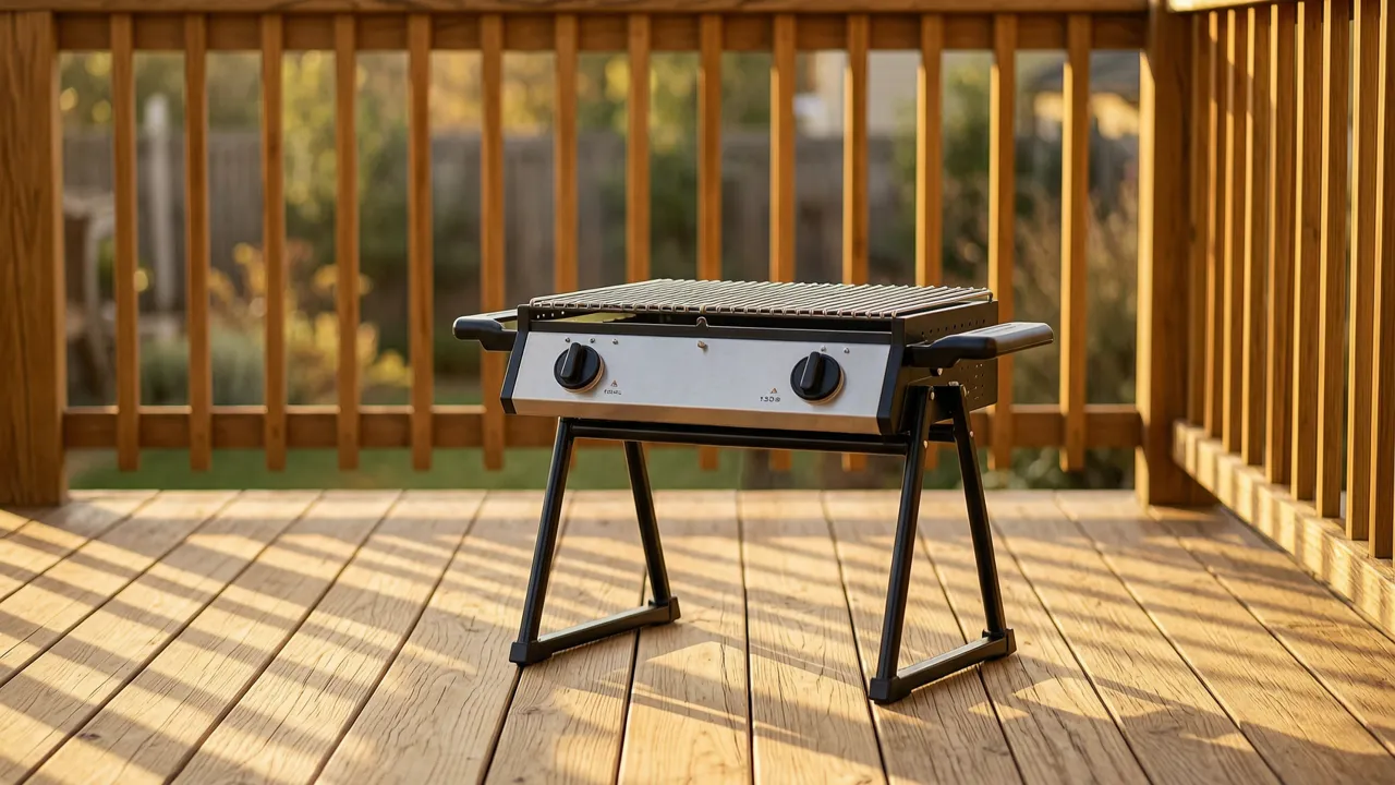 Barbacoa de Gas Pequeña para Balcones y Terrazas Reducidas
