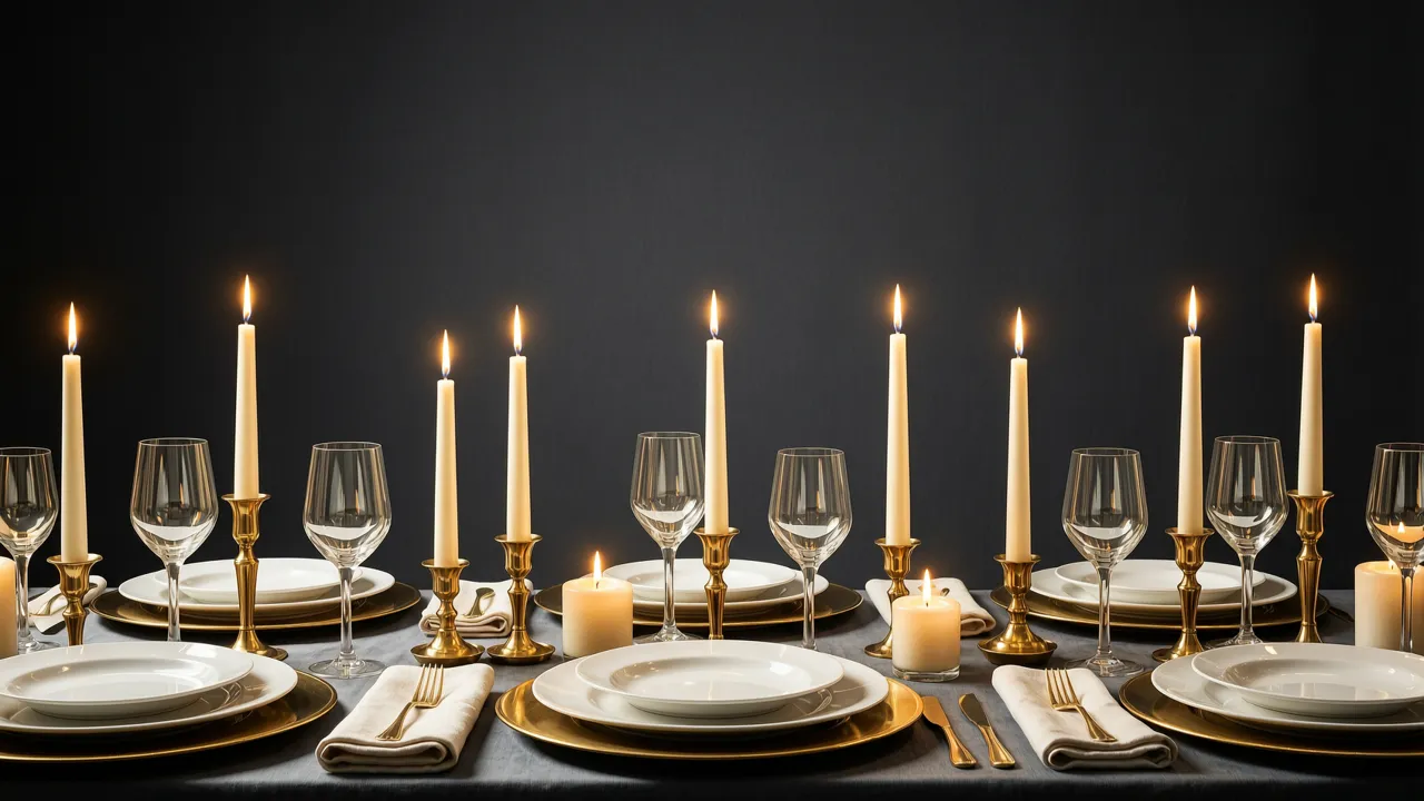 Cómo Montar una Mesa de Restaurante en Casa: Capas, Vajilla y Luz que Marcan la Diferencia