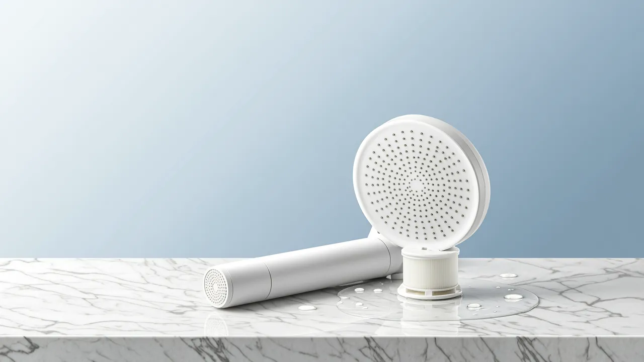 Alcachofa de ducha con filtro Meko: instalación y mantenimiento