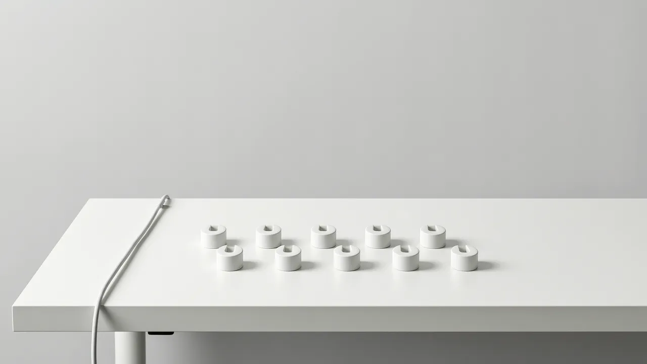 Organizador adhesivo de clips para cables: tipos, instalación y rutas