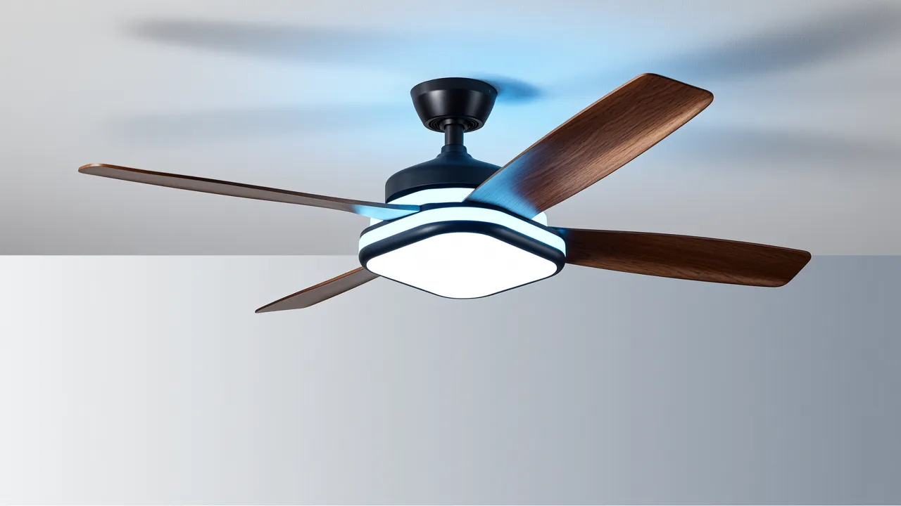 Ventilador de techo con luz secuoya: cuántos lúmenes necesitas