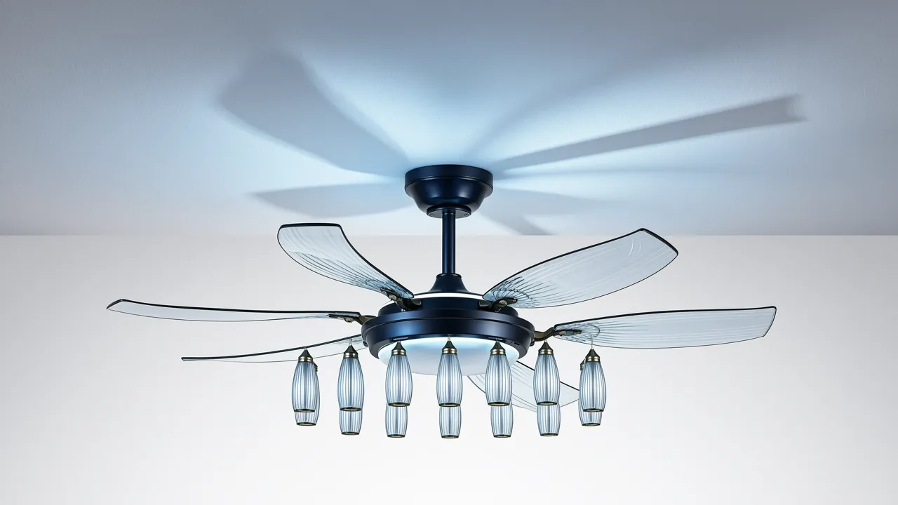 Ventiladores de Techo LED con Aspas Retráctiles: Diseño y Funcionalidad