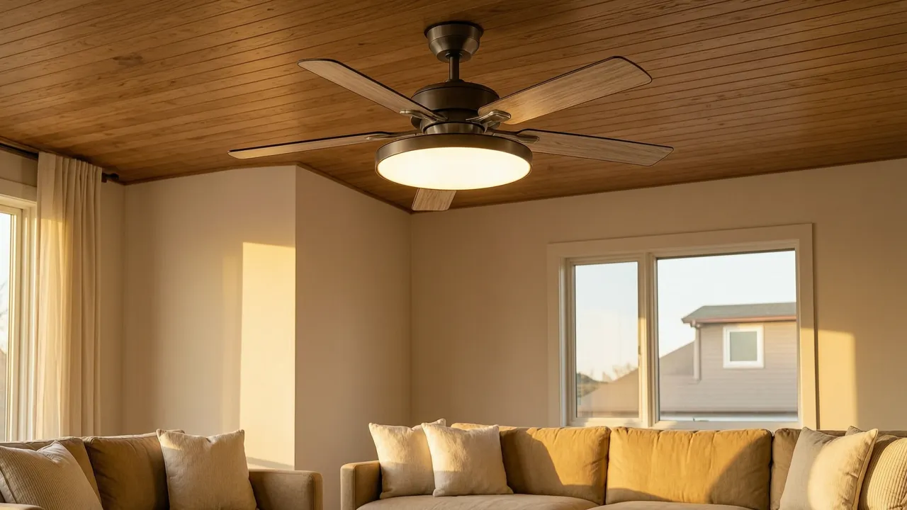 Ventilador de Techo con Luz LED E27 de 40W: ¿Es Suficiente para tu Salón?