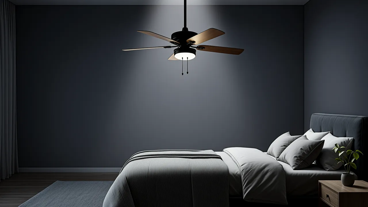 Ventilador de Techo Silencioso para Dormitorio: Motor DC y Buen Descanso
