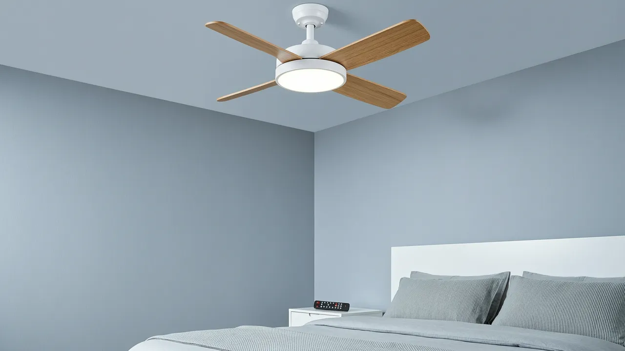 ¿Qué ventilador de techo con luz LED y mando a distancia elegir para tu dormitorio?